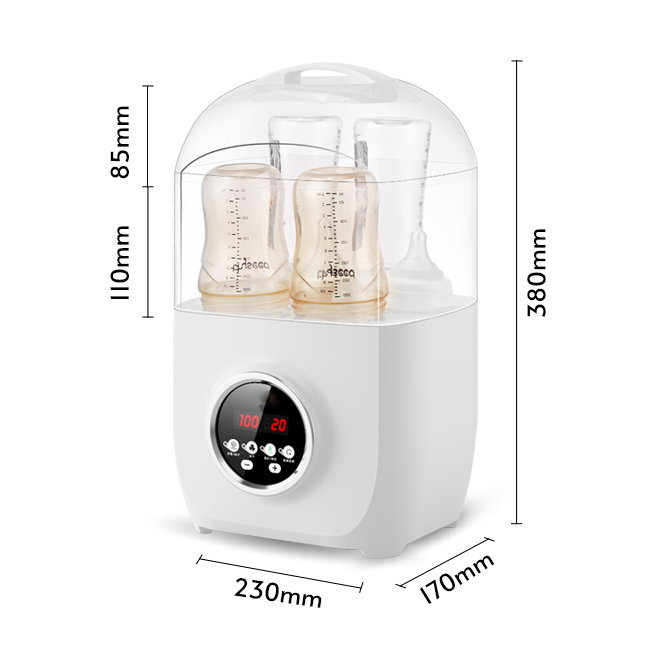 BPA Free Air Inlet Frltration 가정용 젖병 살균기